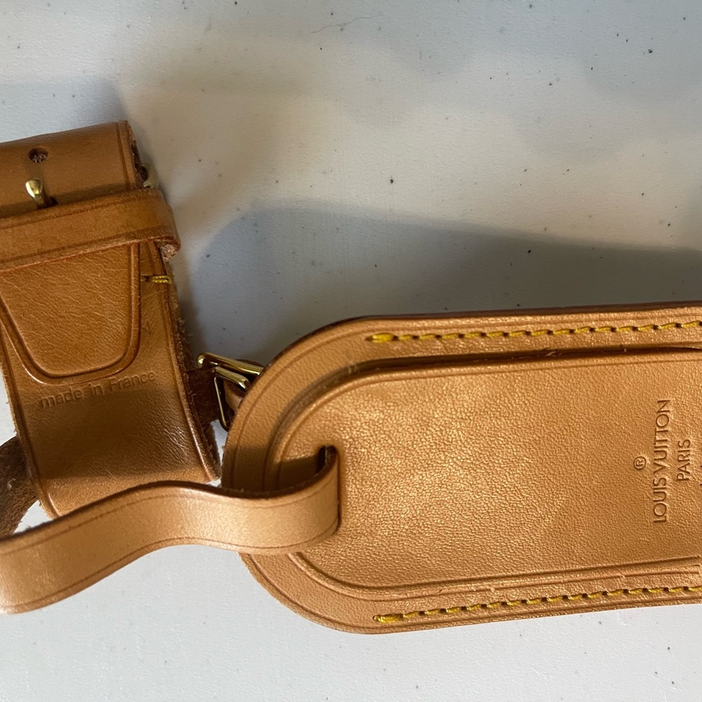 Louis Vuitton Tan Luggage & Travel Bag with Classic Design